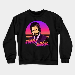 Retro John Wick Crewneck Sweatshirt